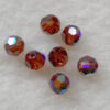 Swarovski round bead 6mm smoked topaz AB