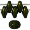 super duo luster metallic olivine