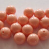 Swarovski gemstone parel pink coral