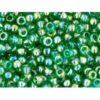 toho rocaille transparant rainbow grass green