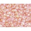 toho rocaille transparant rainbow rosaline