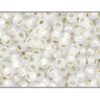 toho rocaille silverlined milky white