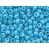 toho rocaille opaque rainbow blue turquoise