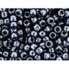 toho rocaille metallic hematite