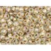 toho rocaille gold lined rainbow crystal