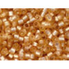 Toho delica 11/0 Silverlined milky light topaz