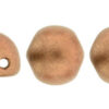 cabochon matt metallic copper