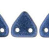 triangle metallic suede blue