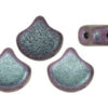 ginko leaf polychrome orchid aqua