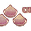 ginko leaf luster metallic red