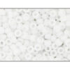 toho rocaille opaque frosted white