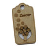 houten label zomaar