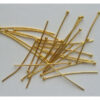 nietstift met bolletje 30mm goud