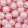 round bead powder pastel pink