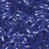 miyuki twisted bugle transparant cobalt AB