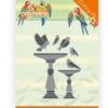 die colorful feathers - birdbath amy design