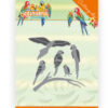 die colorful feathers - parrots amy design