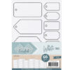 set gestanste tags white