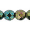 facet kraal 8mm iris green