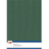 linnen karton A4 kerstgroen