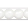 round bead pearl coat snow