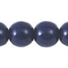 round bead navy blue