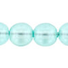 round bead transparant pearl seafoam