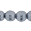 round bead transparant pearl storm cloud