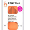 pony black betweens nr. 11