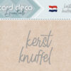 stansmal tekst kerst knuffel