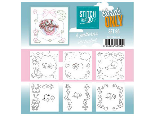 stitch & do cards only vierkant set 96