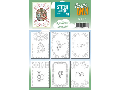 stitch & do cards only A6 set 17
