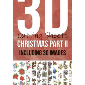 3-D knipvellen assortiment kerst set 2