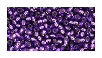 Toho 11/0 Silverlined purple 10 gram