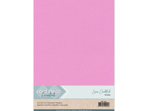 linnen karton A4 fuchsiapaars