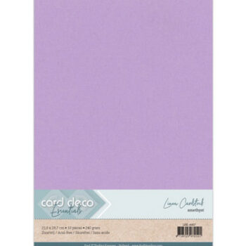 Linnen karton A4 Amethyst