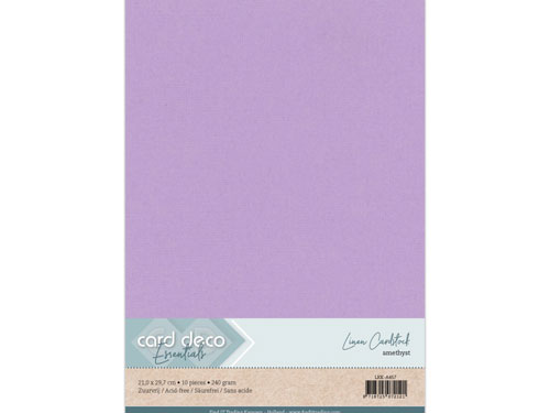 linnen karton A4 amethyst