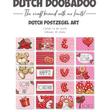 Die-Cuts sheet postzegel art Love is in the air