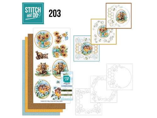 stitch & do 203 bee honey