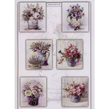 Cutting sheet 46 Flower cans 1st.