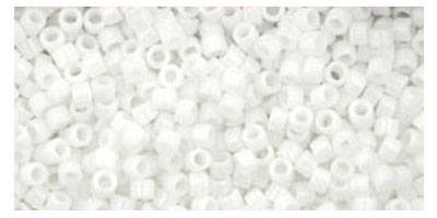toho delica 11/0 opaque white